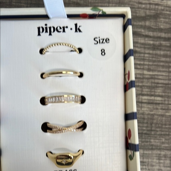 Piper K Stackable Ring Set | Size 9 - Picture 4 of 5